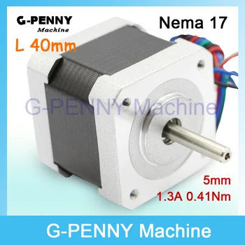 

NEMA 17 cnc stepper motor 42x40mm 1.3A 4-lead 0.41N.m Nema17 stepping motor 1.8deg 58Oz-in for 3D printer For CNC router machine