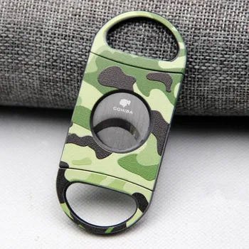 

New arrival! Camouflage Gadgets Plastic Sharp Dual Blades Cigar Cutter Cigar scissors