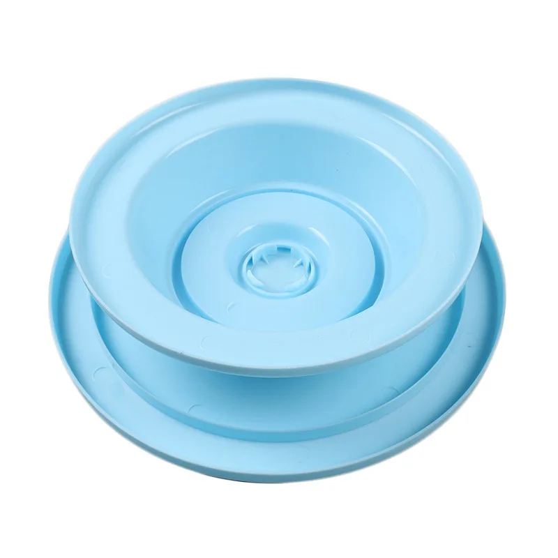  Plastic Cake Turntable Rotating Anti-skid Cake Decorating Turntable Cake Rotary Table Round Cake St