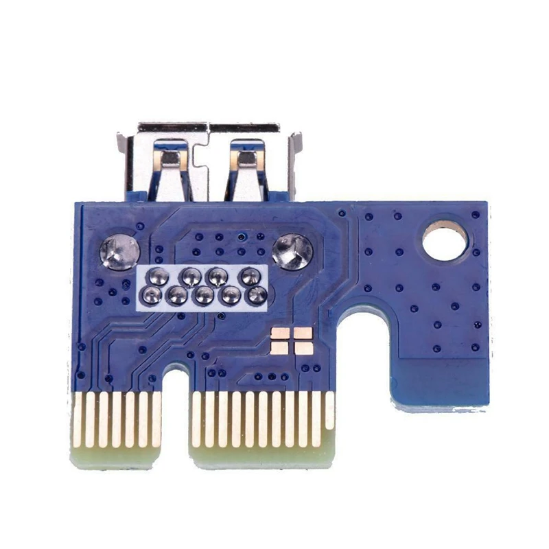 Ver008C 6Pin Pci-E 1X To 16X Riser Card удлинитель Usb 3,0 кабель для майнинга