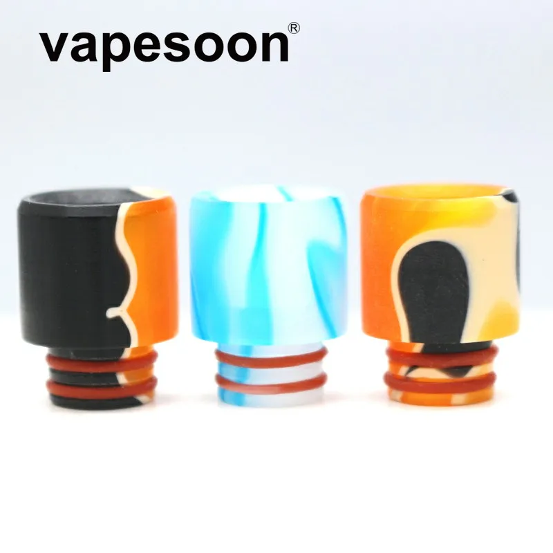 

Authentic VapeSoon Acrylic e-Cigarette Mouthpiece 510 Drip Tip for Melo 3 Mini IJust S TFV12 Baby Prince etc 510 Atomizer Tank