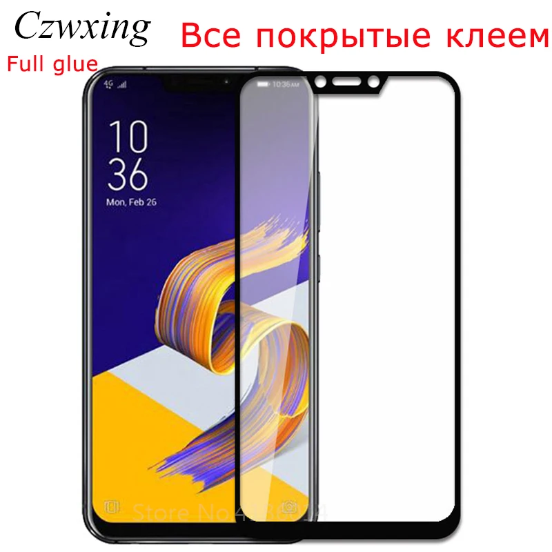 Для Asus Zenfone 5Z ZS620KL закаленное стекло защита для экрана ZS 620KL Z01RD полный клей чехол |