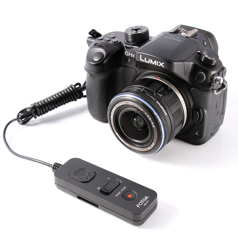 Переходное кольцо для объективов FOTGA RM-VP1 дистанционного Управление Кабель дистанционного затвора для цифрового фотоаппарата Panasonic GH5 GH4 GH3 DMW-RSL1/RS1 Камера
