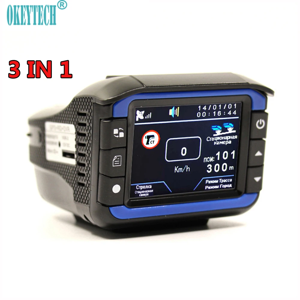 OkeyTech Best 3 In 1 font b Car b font DVR Anti Radar Detector font b