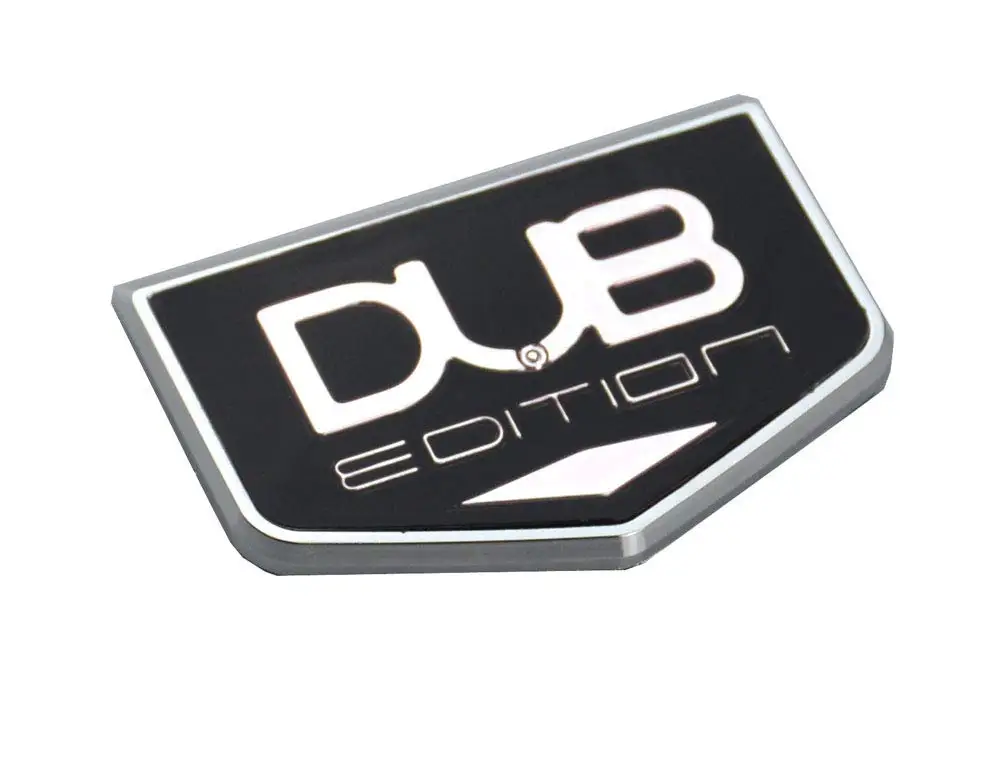 

2pcs Dub Edition Direct OEM Emblem Replacement for Chrysler MoparHood Trunk & Fender (Chrome Black)