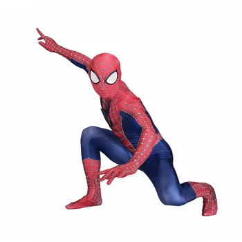 

New Spiderman Costume 3D Printed Kids Adult Lycra Spandex Spider-man Costume For Halloween Mascot Cosplay