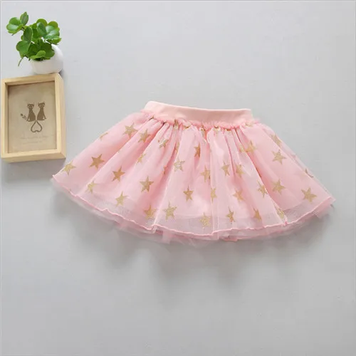Fanfiluca Новая одежда для маленьких девочек юбка-пачка балерина Детские балетные юбки вечерние танец принцессы из тюля для девочек мини-юбка - Цвет: Розовый