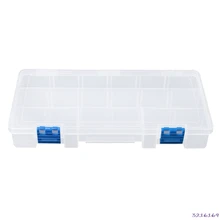 F-230 Портативный 15 компонентов коробка для хранения аппаратные средства Запчасти для инструментов чехол прозрачный пластик-38