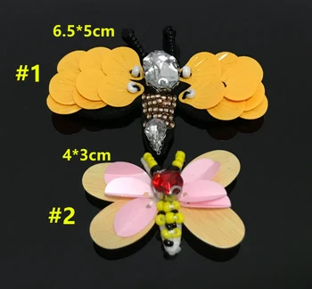 

Dragonfly Applique Applications for Clothes Beaded Applique Beads Patch Clothing Applications