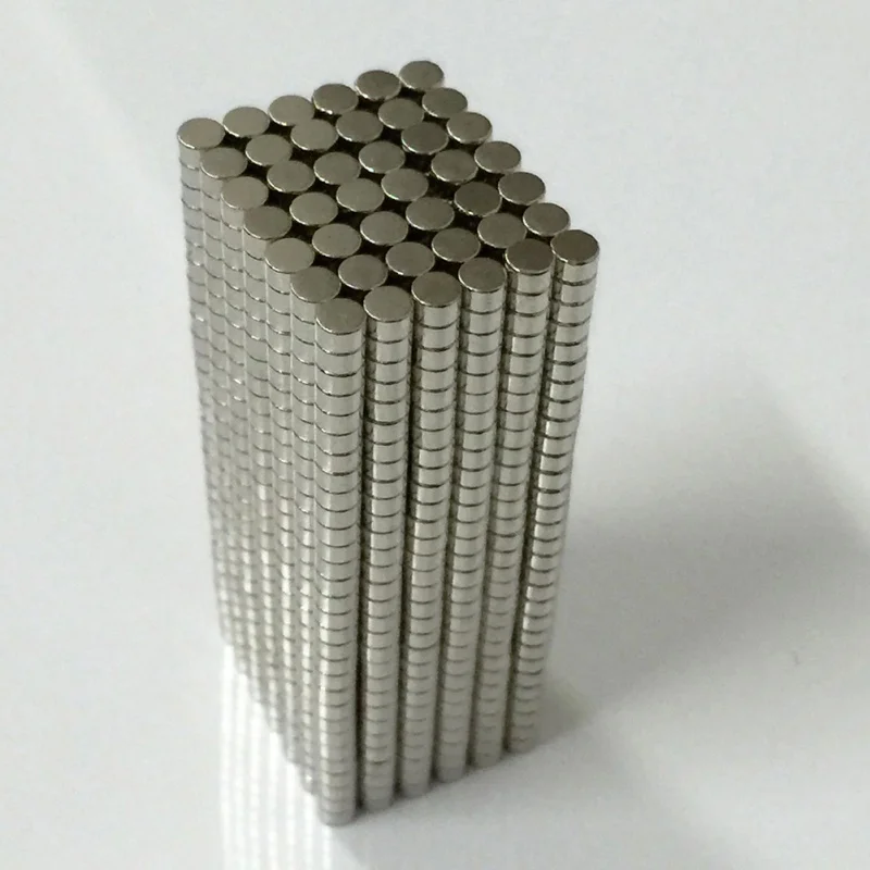 

100 pcs D3*2mm Rare Earth Mini Round Neodymium Magnets Strong Grade Craft Fridge