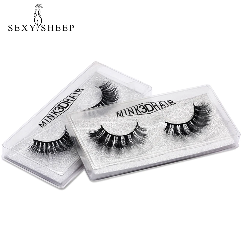 

SEXYSHEEP 1 Pairs Natural False Eyelashes For Beauty Fake Lashes Long Makeup 3D Mink Lashes Extension Eyelash Mink Eyelashes