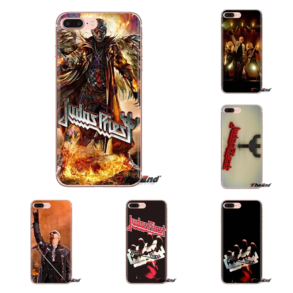 Чехол из ТПУ с логотипом для Sony Xperia Z Z1 Z2 Z3 Z5 compact M2 M4 M5 C4 E3 T3 XA Huawei Mate 7 8 Y3II Halford Judas Priest
