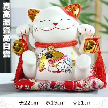 

The new large manufacturers selling Lucky Cat ornaments business strong saving piggy bank opened a wedding gift
