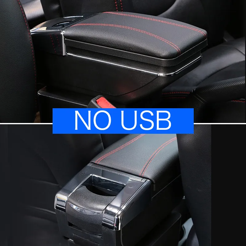 Vtear USB interface arm rest car-styling For mitsubishi colt armrest interior storage box center console accessories 2008 2007