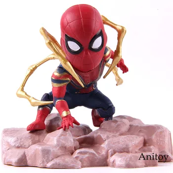 

Marvel Avengers Spider Man Action Figure Infinity War Spiderman Q Version PVC Collectible Model Toy
