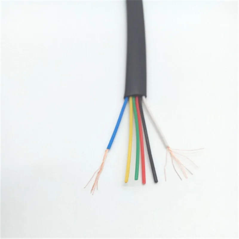 

Pure copper indoor telephone line 6P6C six-core black telephone line GB RJ12 crystal head bbi04