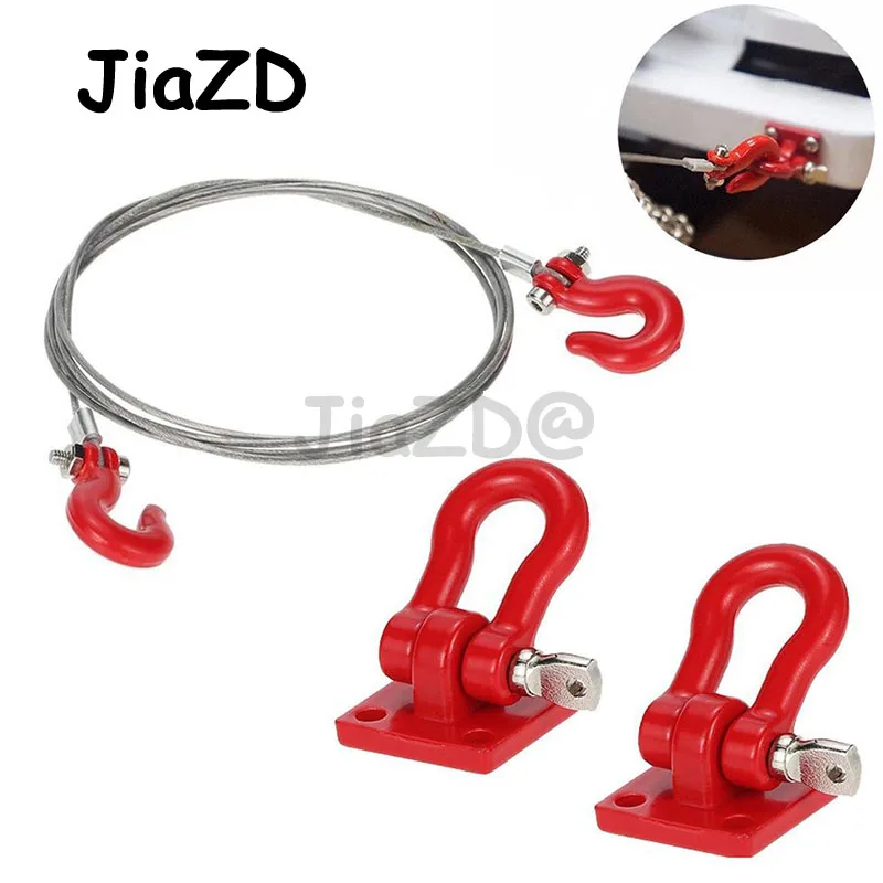 

Free shipping 1/10 Crawler Accessory Heavy Duty Hook Steel Cable for RC Climbing Crawler Car for dropshipping