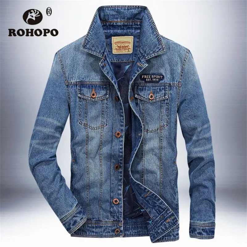 Sky Blue Denim Jacket Coat Man Autumn Brand Designer Korean Slim Pockets Jackets Vintage Street Cowboy Denim Winter Coat Man Sky Blue Denim Jacket Coat Man Autumn Brand Designer Korean Slim Pockets Jackets Vintage Street Cowboy Denim Winter Coat Man