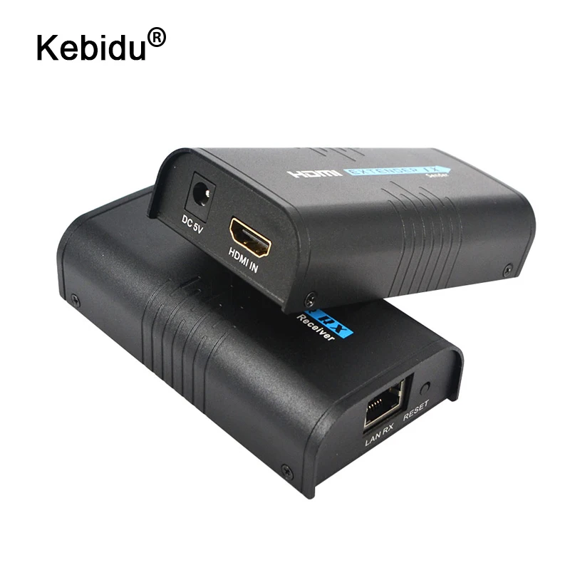 

kebidu 1080P Wireless HDMI Extender Ethernet Network transmitter HDMI Sender Receiver Model For Cat5 CAT6 Cat5e TV Router