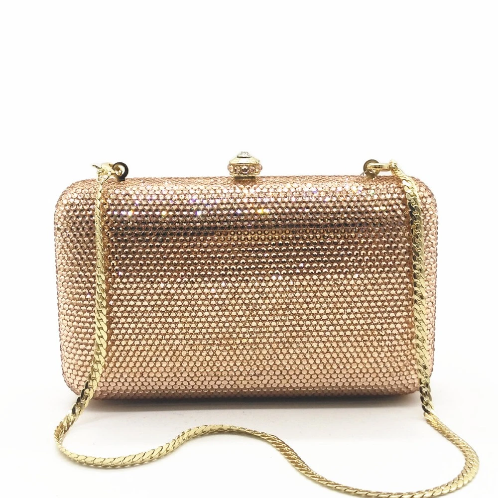 champagne clutch purse