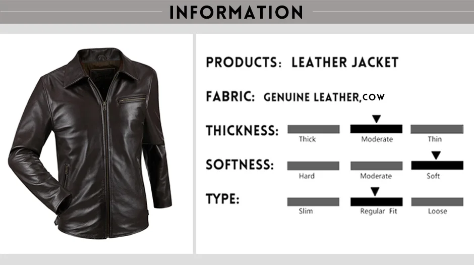 New Genuine Leather Cow Coat Real Leather Mens Jacket Smart Casual Genuine Leather Coat Men Autumn Winter Clothing Fashion