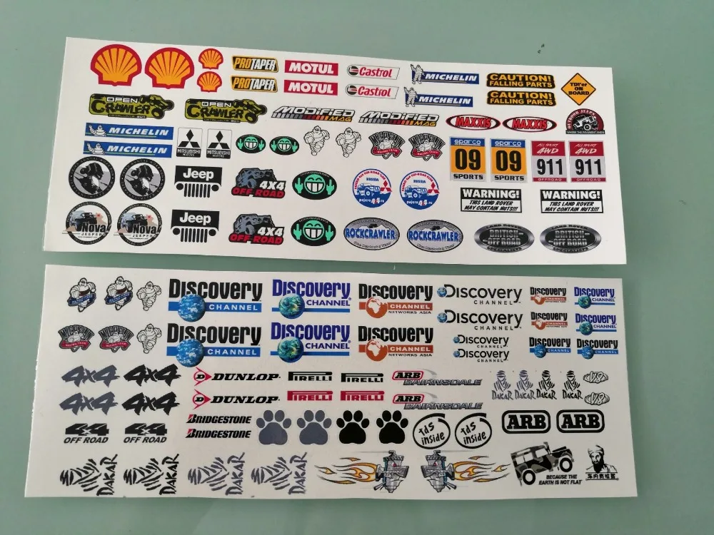 

Waterpaster body sticker For Cross PG4S JKMAX ACE-1 KINGTAIR hRAXXAS TRX4 AXIAL SCX10 RCW4D D90 D110 TF2 TAmiya CC01 CR01 FJ40