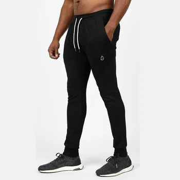 

Autumn Men Gyms Fitness Sweatpants New Cotton Slim Drawstring Trousers Male Jogger Workout Pant Casual Brand Solid Pencil Pants