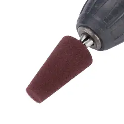 Полировальный конусовидный спонж для полировки колес Полировочный хвостовик полировальный конусовидный спонж металлический