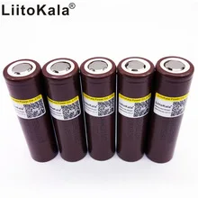 70 шт./лот LiitoKala HG2 18650 18650 3000 мАч перезаряжаемые батареи высокой разрядки, 30A большой ток