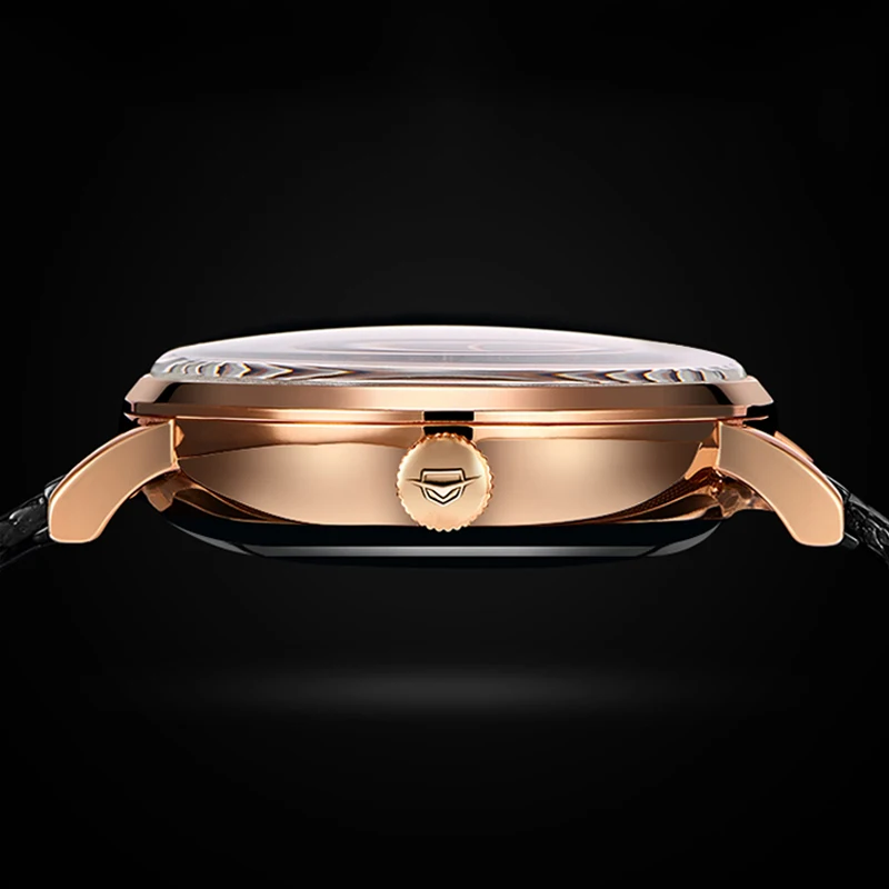 AILANG Orologio meccanico automatico scheletrato da uomo con tourbillon nero Orologio da uomo completamente in acciaio Orologio da uomo a carica automatica Relogio Masculino_voghion.com