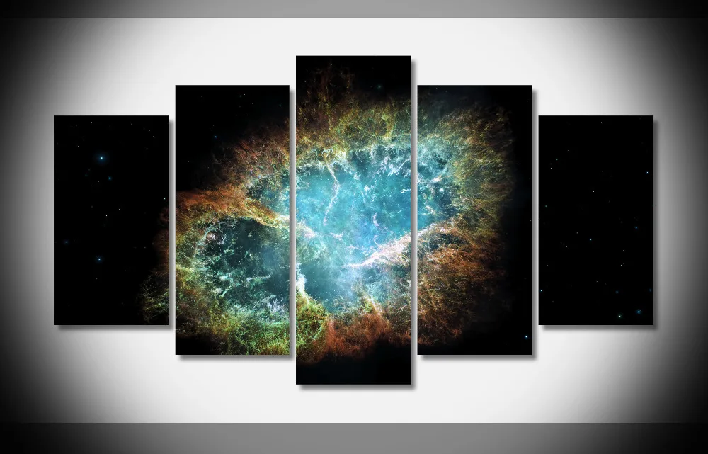 

6625 Space Crab Nebula HIDDEN UNIVERSE Poster Framed Gallery wrap art print home wall decor wall picture Already to hang HD