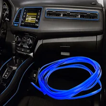 Отделка интерьера автомобиля, молдинг 5 м для Mitsubishi ASX Lancer 10 9 Outlander Pajero для Suzuki Swift Grand Vitara SX4 Vitara