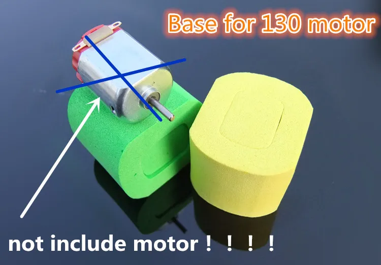 1 шт. K816 EVA пены микро двигатель постоянного тока база для наших 130/180 мотор красочный держатель двигателя Россия