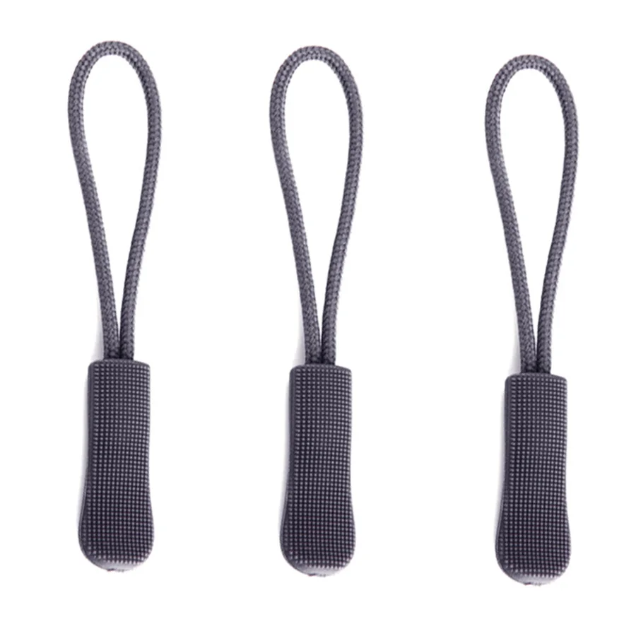 20Pcs Tent Backpack Zipper Pull Puller Rope Tag Fixer Zip Cord Tab Replacement Clip slider Buckle Travel Bag Suitcase Clothes