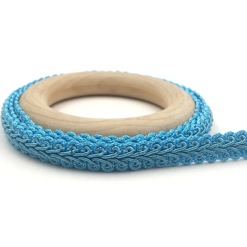 5Meter 12mm Curve Cotton Lace Trim Centipede Braided Ribbon Fabric Handmade DIY Clothes Sewing Supplies Craft Accessories