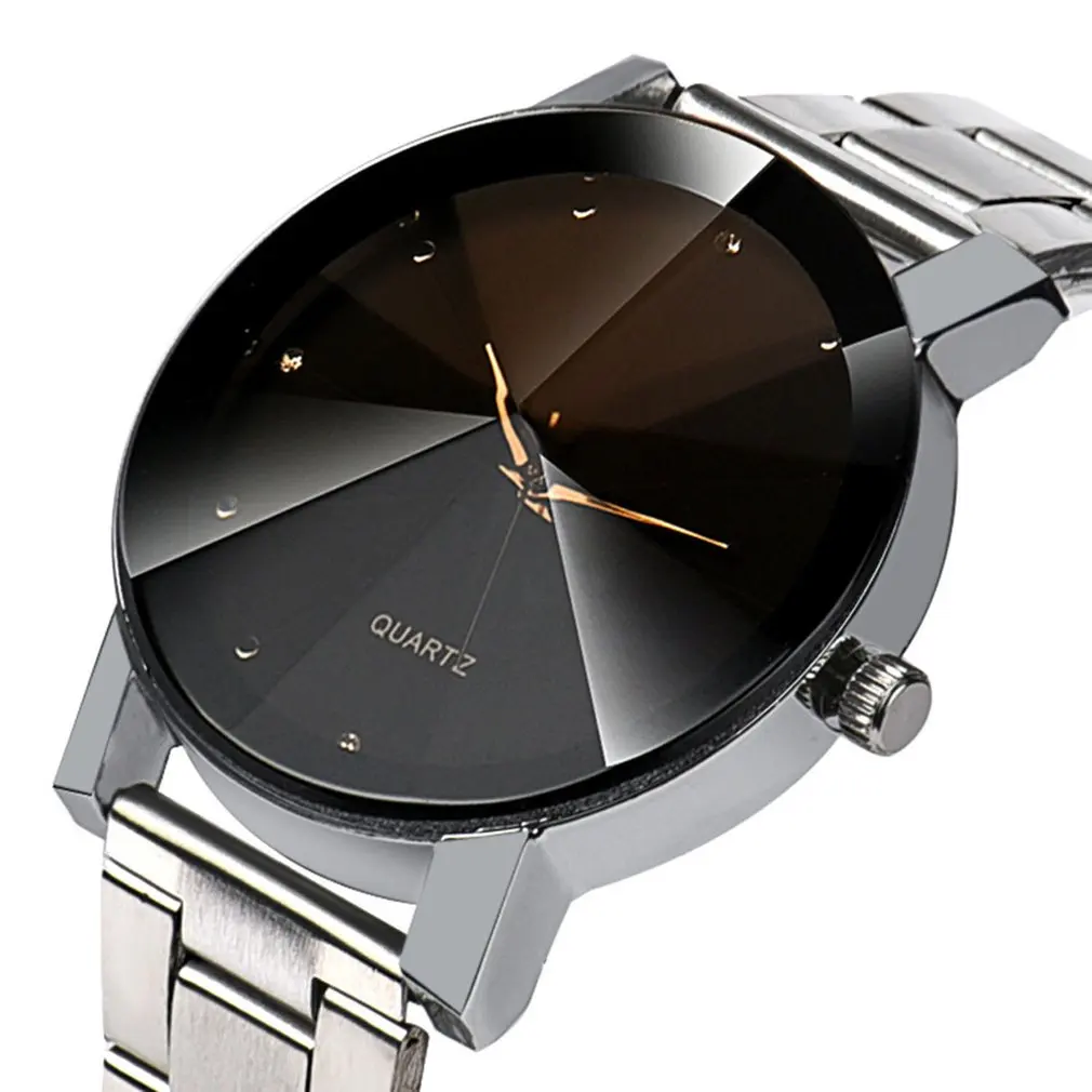 

Minimalist Fashion Steel/Leather Watch for Men Women Quartz Analog Wrist Watch Couple Watches for Lovers Classic Black Dial