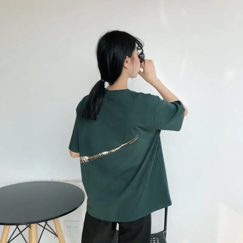 2018 Summer Harajuku Women's t Shirt Brand New Fashion dinosaur Print Casual Short Sleeve O-Neck Loose t-shirts Tops Plus Size