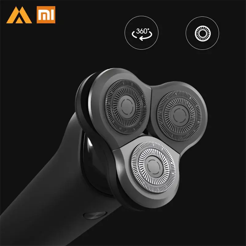 Xiaomi Mijia, электрическая бритва для бритья, USB, быстрая зарядка, Xiaomi Shave, 3 головки, гибкий поплавок для бритья, Xiami, электрическая бритва для мужчин, Xiomi