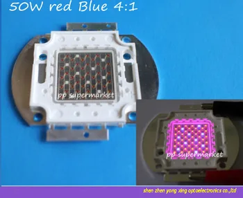 

50W Red 660nm & Blue 445nm 4:1 LED Grow Plant light Lamp