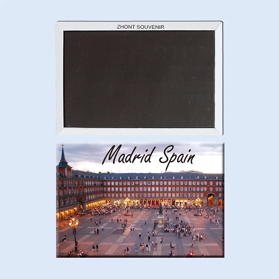 Мадрид Испания 22721 сувениры туристического пейзажа магнитный холодильник