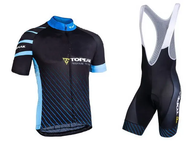 

2018 TOPEAK TEAM Men's Cycling Jersey Short Sleeve Bicycle Clothing With Bib Shorts Quick-Dry Ropa Ciclismo