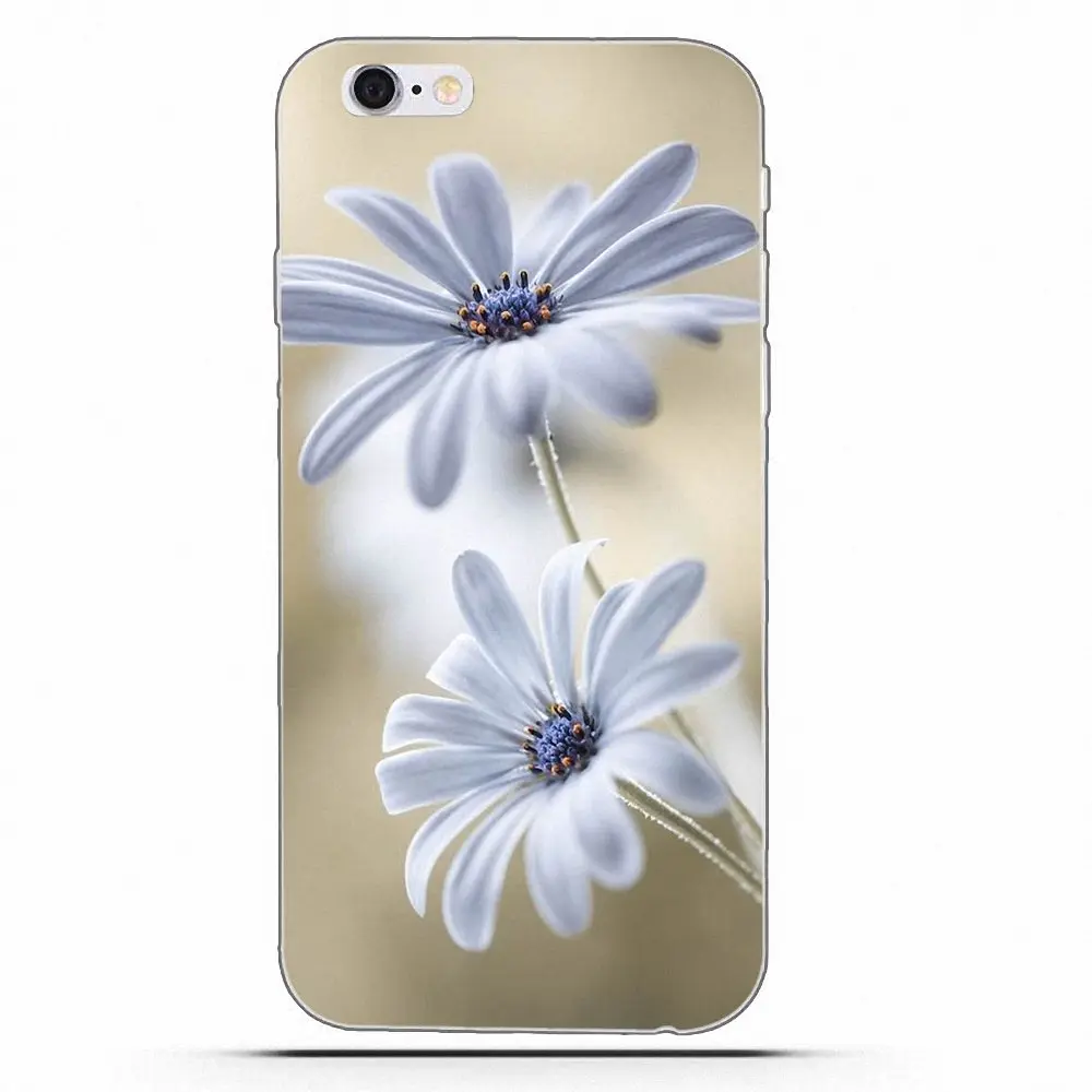 Wexoeq For Huawei Honor 4C 5A 5X 6A 6C 6X 7X 9 V8 V10 Mate 7 8 10 P9 P20 Pro Lite Play Soft Coque Daisy Flower