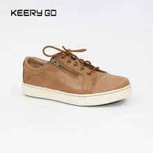 2017 NOUVEAU Cuir casual chaussures chaussures Femmes 6-8.5