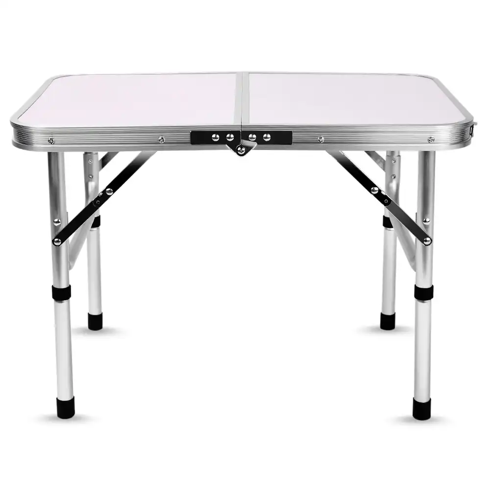 Aluminum Folding Outdoor Camping Table Laptop Bed Desk Outdoor