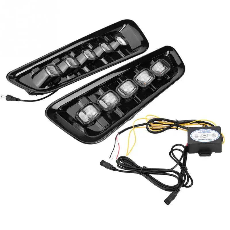 

1 Pair Car LED Daytime Running Light Turn Signal Dual Model DRL for Ford F-150 Raptor 16 1718 Car Light Accessories New Arrivals