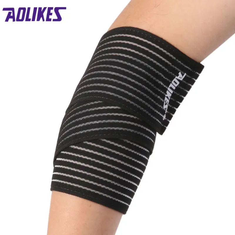 

Aolikes Wrist Knee Support Protection Belt Elastic Sports Bandage Wrap Brace Band Bandage Elbow Pad Length