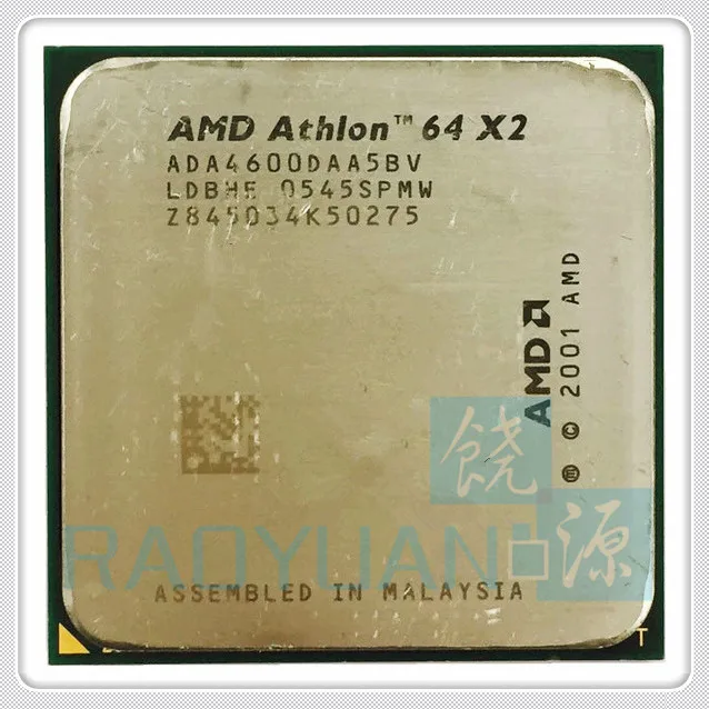 Двухъядерный процессор AMD Athlon 64 X2 4600 2 4 ГГц ADA4600DAA5BV ADA4600IAA5CU ADO4600IAA5CS разъем 939 |