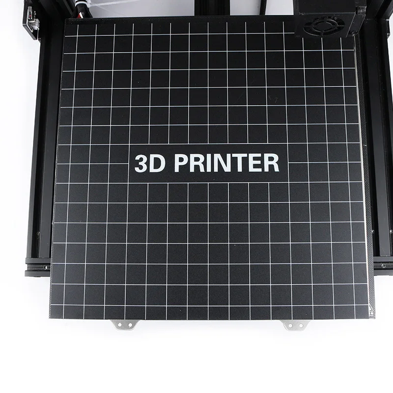 

3D Printer Heated Bed Steel Sheet with Platform Sticker for Creality Ender-3 CR-20 Geeetech A10