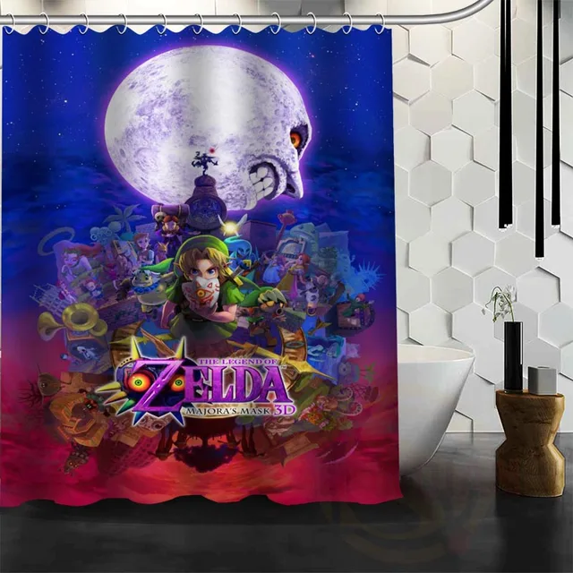 ShunQian Custom The Legend of Zelda Shower Curtains Polyester