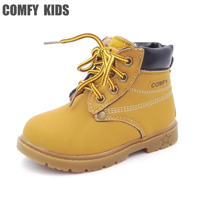 Bottes de neige confortables pour enfants | Chaussures d'automne et d'hiver pour garçons, mode, bottes à fond souple pour bébés filles, 21-25